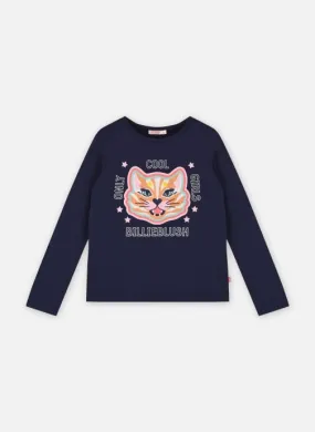      Billieblush Tee-Shirt Manches Longues U15A39 - Blauw   