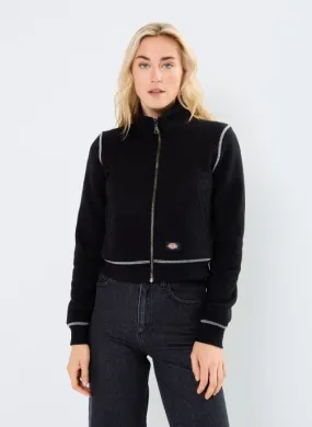      Dickies Arlee Zip Through W - Zwart   