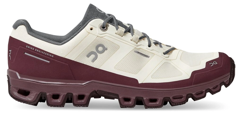 Trailrunning schoen On Running Women Cloudventure Waterproof White Dawn